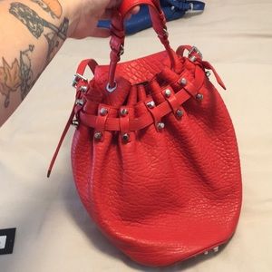 Alexander Wang Large Leather Diego Bucket Bag